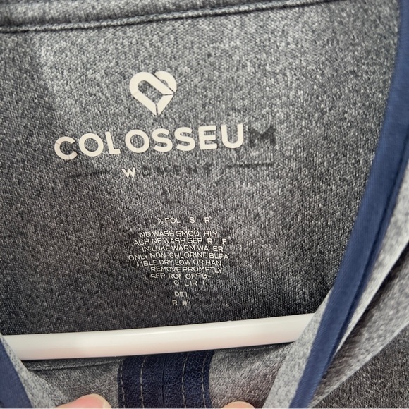 Notre Dame Irish 1/4 Zip Pullover - NWT - Grey - Women Large - Performan… - Picture 4 of 5